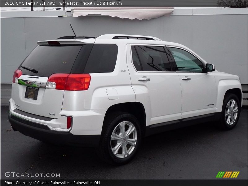 White Frost Tricoat / Light Titanium 2016 GMC Terrain SLT AWD