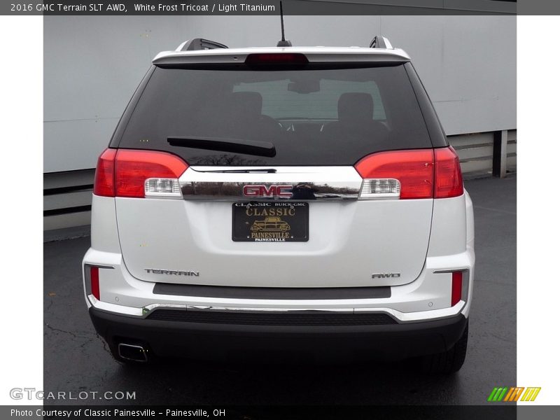 White Frost Tricoat / Light Titanium 2016 GMC Terrain SLT AWD