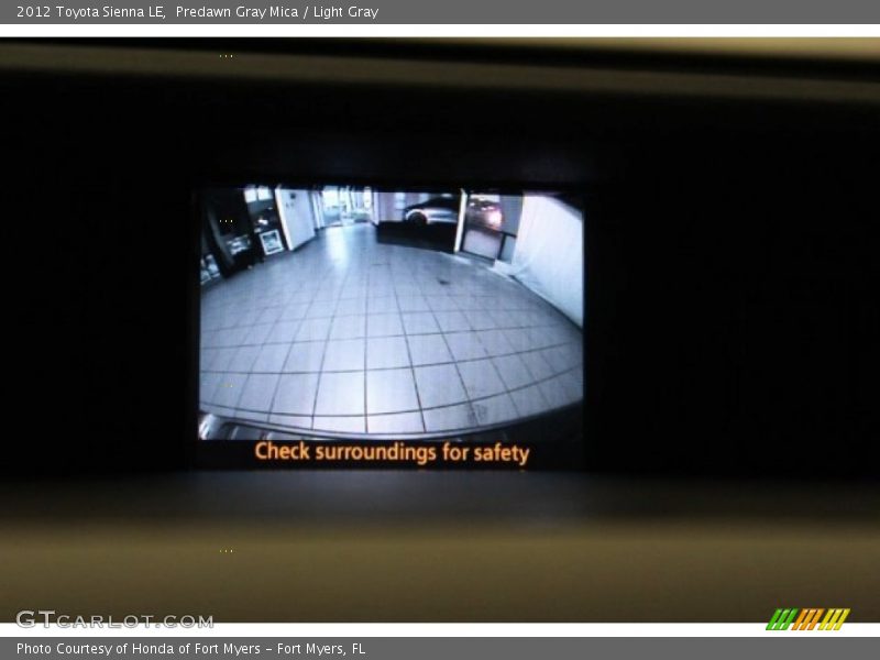 Predawn Gray Mica / Light Gray 2012 Toyota Sienna LE