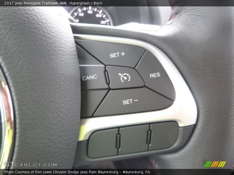 Hypergreen / Black 2017 Jeep Renegade Trailhawk 4x4