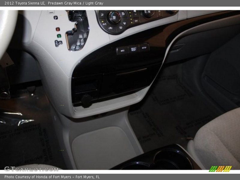 Predawn Gray Mica / Light Gray 2012 Toyota Sienna LE