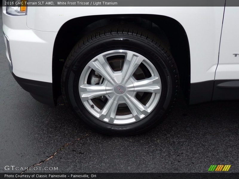 White Frost Tricoat / Light Titanium 2016 GMC Terrain SLT AWD