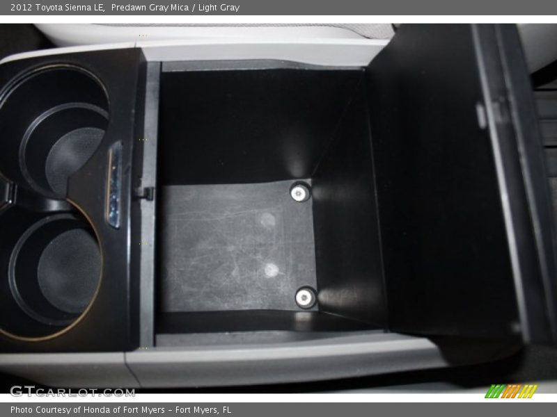 Predawn Gray Mica / Light Gray 2012 Toyota Sienna LE