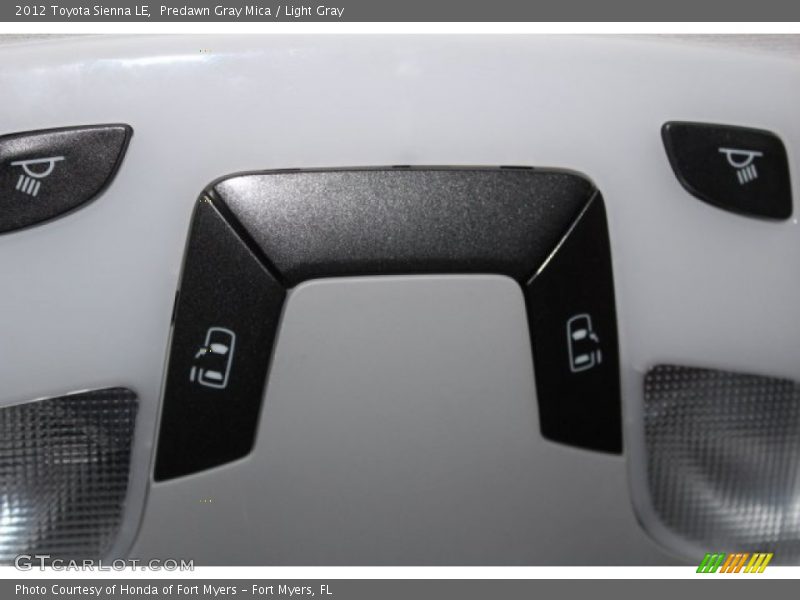 Predawn Gray Mica / Light Gray 2012 Toyota Sienna LE