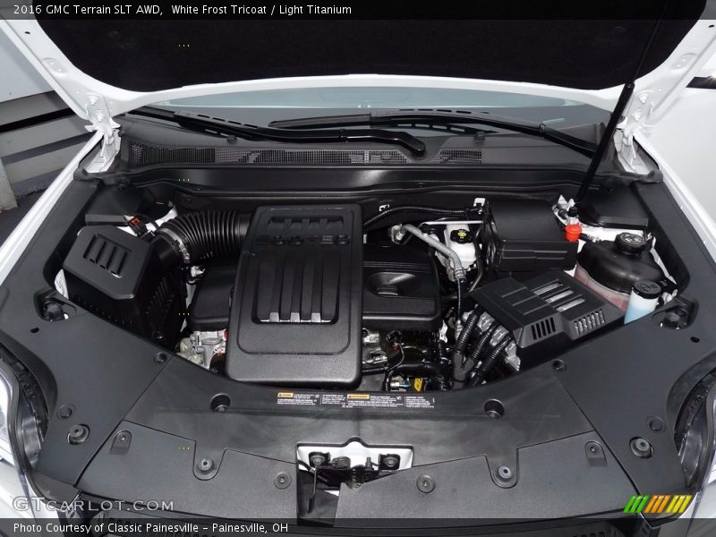 White Frost Tricoat / Light Titanium 2016 GMC Terrain SLT AWD