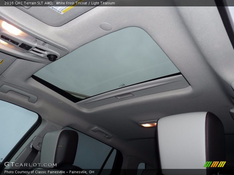 White Frost Tricoat / Light Titanium 2016 GMC Terrain SLT AWD