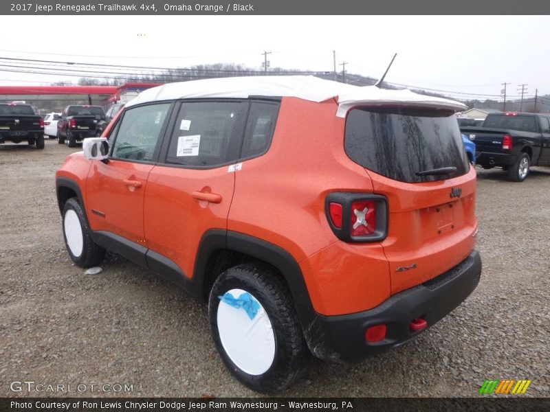 Omaha Orange / Black 2017 Jeep Renegade Trailhawk 4x4