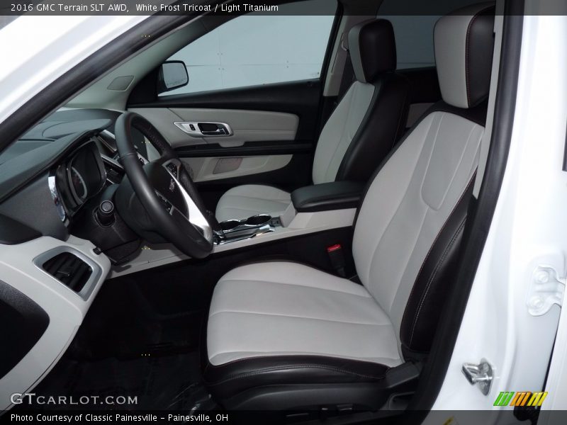 White Frost Tricoat / Light Titanium 2016 GMC Terrain SLT AWD