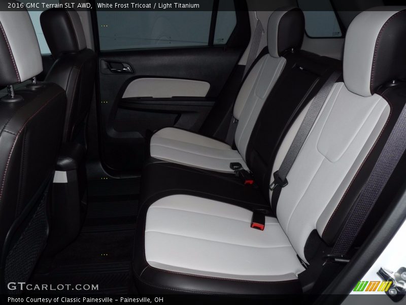 White Frost Tricoat / Light Titanium 2016 GMC Terrain SLT AWD