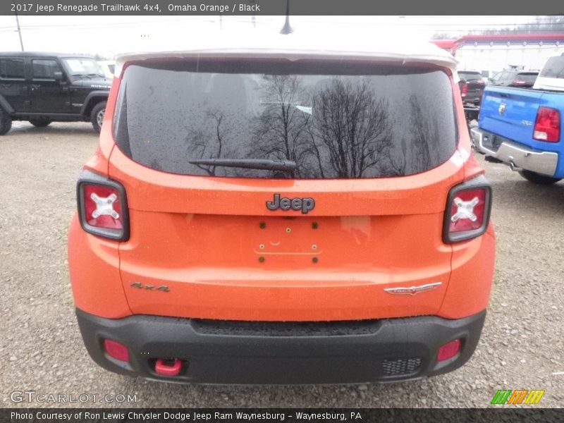 Omaha Orange / Black 2017 Jeep Renegade Trailhawk 4x4