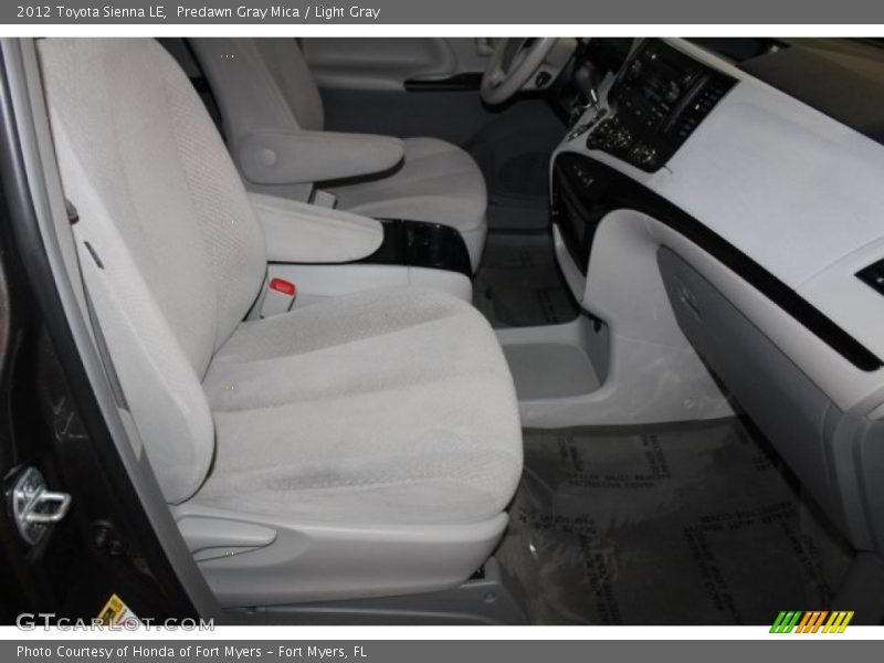 Predawn Gray Mica / Light Gray 2012 Toyota Sienna LE
