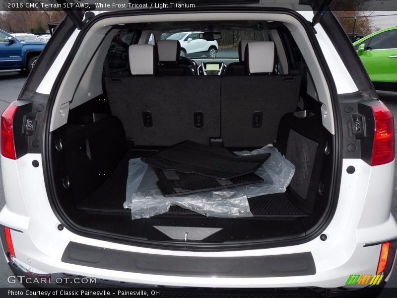 White Frost Tricoat / Light Titanium 2016 GMC Terrain SLT AWD