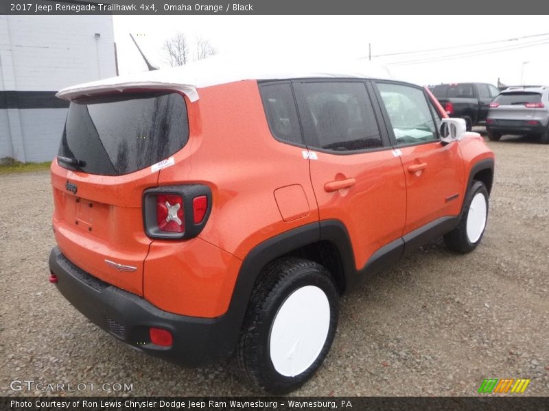 Omaha Orange / Black 2017 Jeep Renegade Trailhawk 4x4