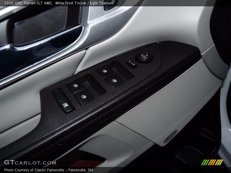 White Frost Tricoat / Light Titanium 2016 GMC Terrain SLT AWD