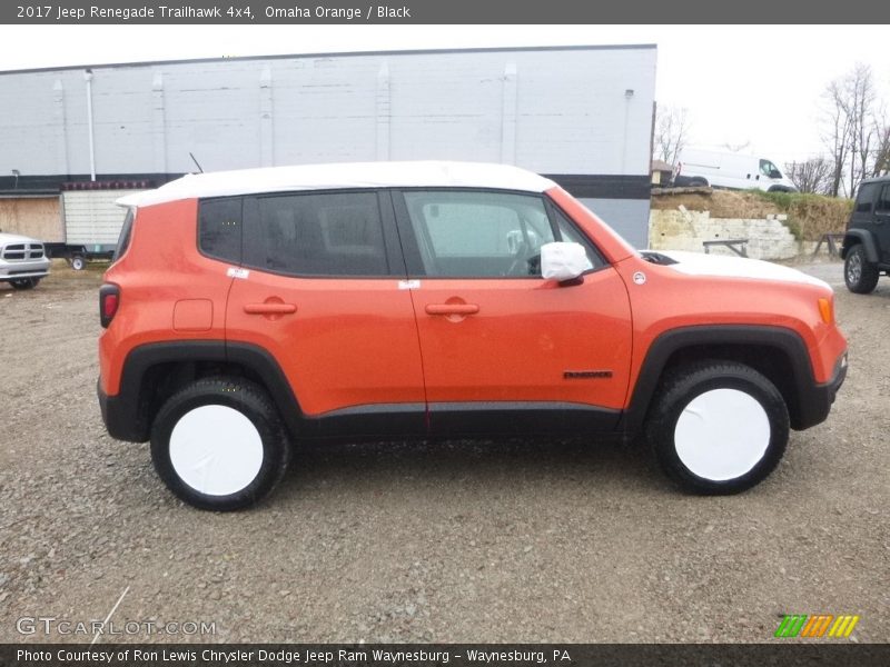 Omaha Orange / Black 2017 Jeep Renegade Trailhawk 4x4