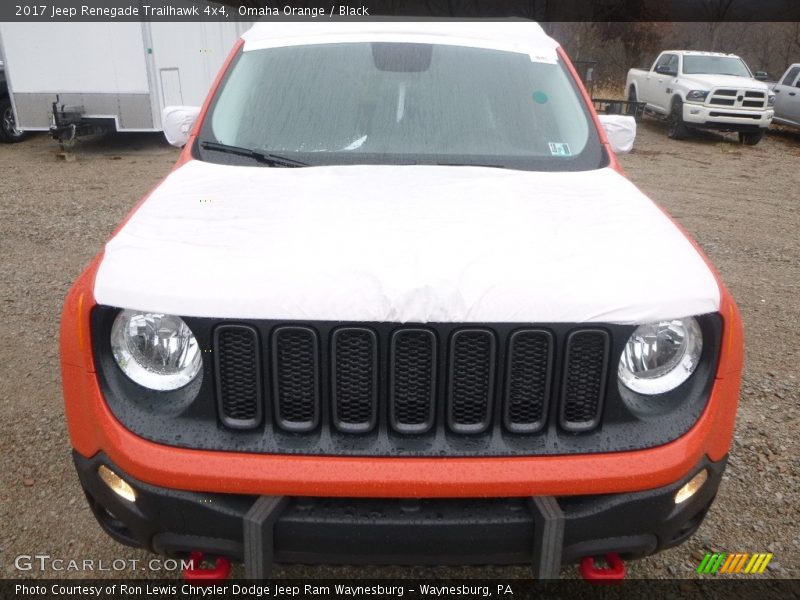 Omaha Orange / Black 2017 Jeep Renegade Trailhawk 4x4