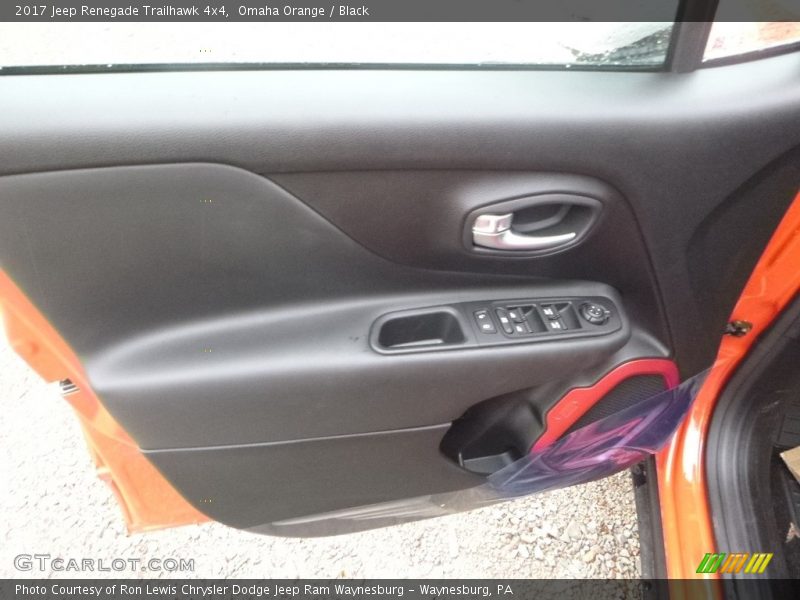 Omaha Orange / Black 2017 Jeep Renegade Trailhawk 4x4