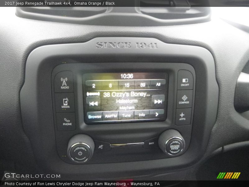 Omaha Orange / Black 2017 Jeep Renegade Trailhawk 4x4