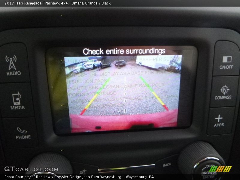 Omaha Orange / Black 2017 Jeep Renegade Trailhawk 4x4