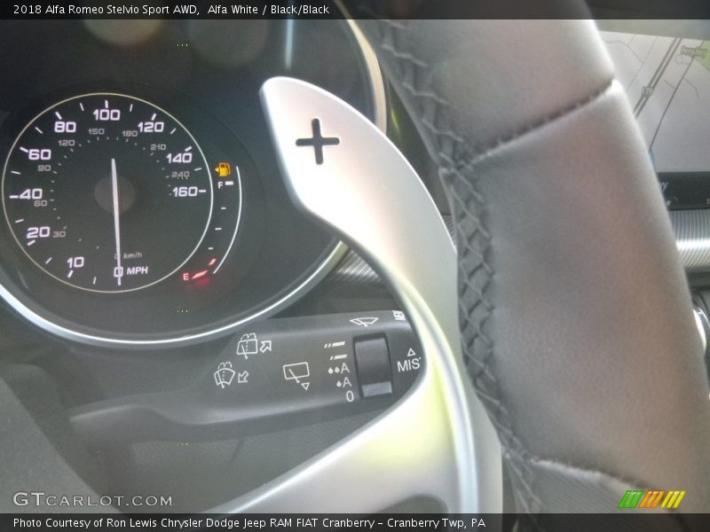 Alfa White / Black/Black 2018 Alfa Romeo Stelvio Sport AWD