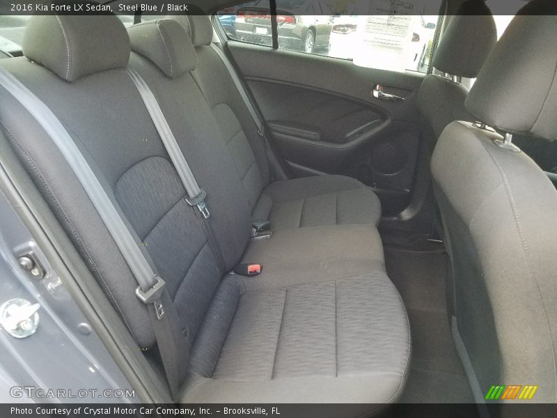 Steel Blue / Black 2016 Kia Forte LX Sedan