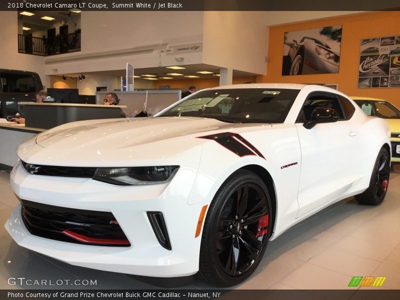 Summit White / Jet Black 2018 Chevrolet Camaro LT Coupe