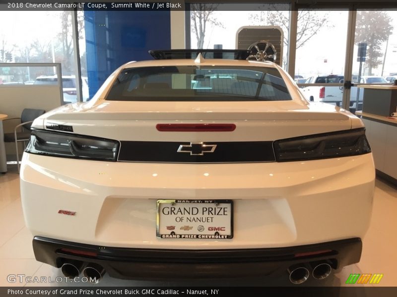 Summit White / Jet Black 2018 Chevrolet Camaro LT Coupe