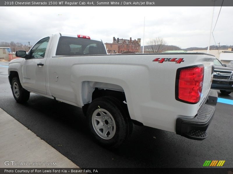 Summit White / Dark Ash/Jet Black 2018 Chevrolet Silverado 1500 WT Regular Cab 4x4