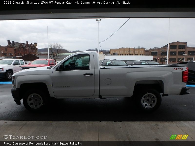 Summit White / Dark Ash/Jet Black 2018 Chevrolet Silverado 1500 WT Regular Cab 4x4