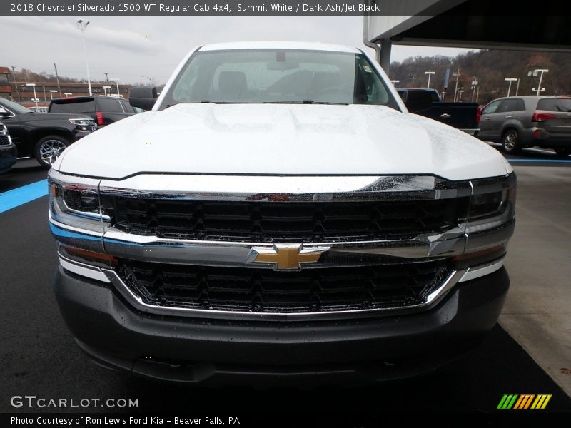 Summit White / Dark Ash/Jet Black 2018 Chevrolet Silverado 1500 WT Regular Cab 4x4