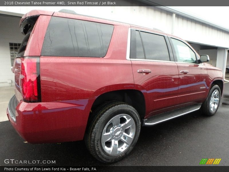 Siren Red Tintcoat / Jet Black 2018 Chevrolet Tahoe Premier 4WD