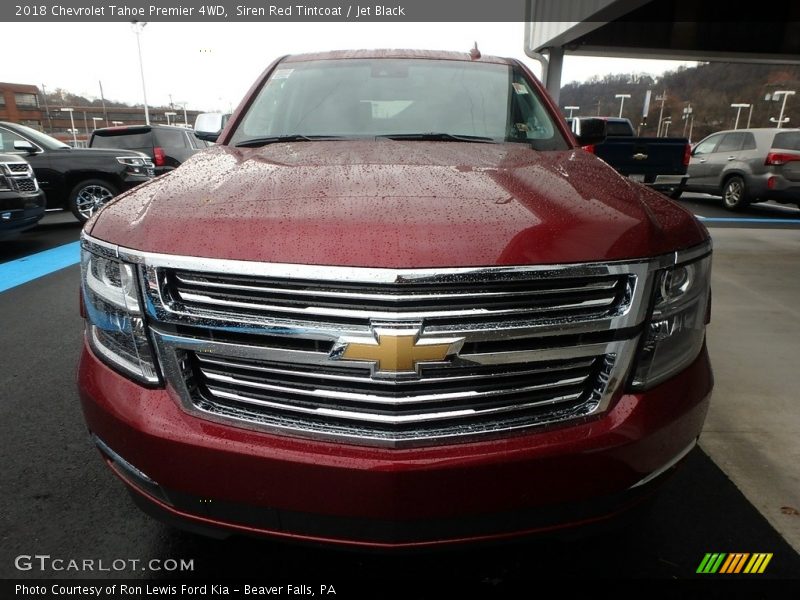 Siren Red Tintcoat / Jet Black 2018 Chevrolet Tahoe Premier 4WD