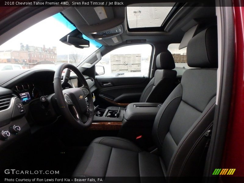 Siren Red Tintcoat / Jet Black 2018 Chevrolet Tahoe Premier 4WD