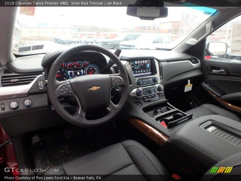 Siren Red Tintcoat / Jet Black 2018 Chevrolet Tahoe Premier 4WD