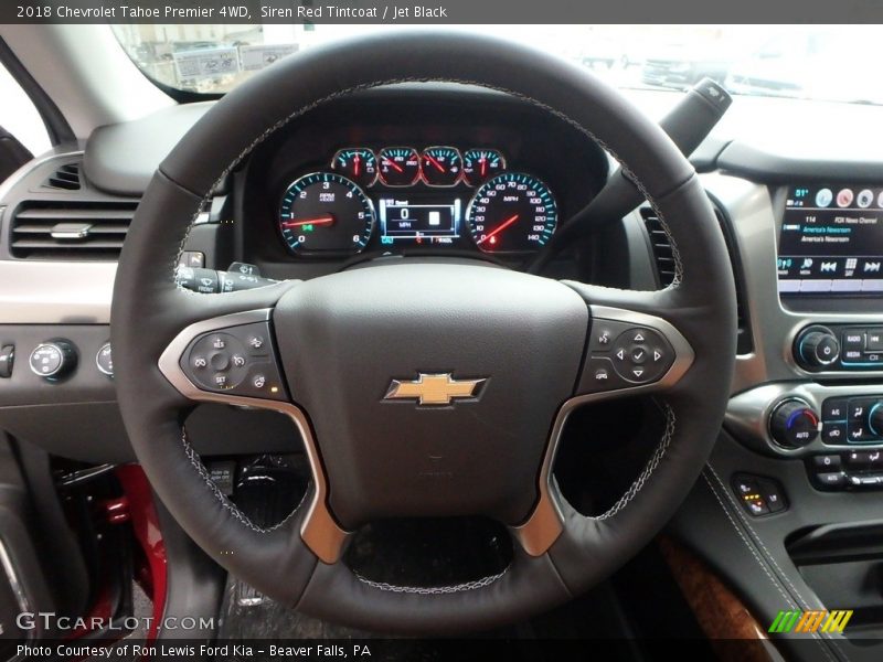 Siren Red Tintcoat / Jet Black 2018 Chevrolet Tahoe Premier 4WD