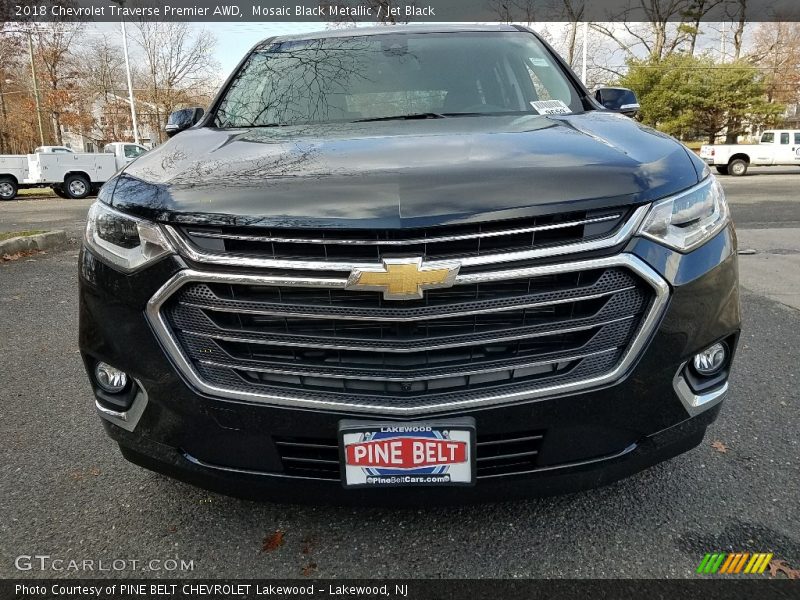 Mosaic Black Metallic / Jet Black 2018 Chevrolet Traverse Premier AWD