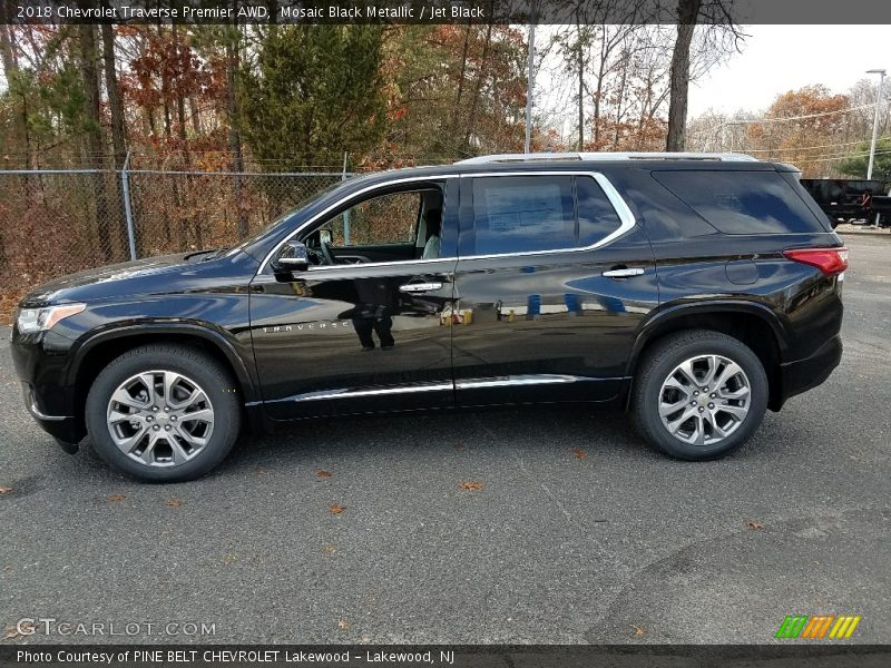 Mosaic Black Metallic / Jet Black 2018 Chevrolet Traverse Premier AWD