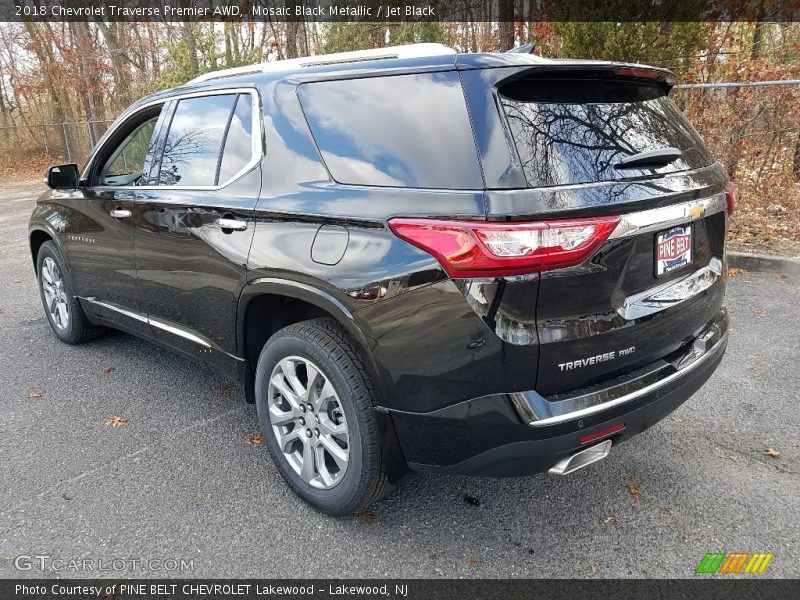 Mosaic Black Metallic / Jet Black 2018 Chevrolet Traverse Premier AWD