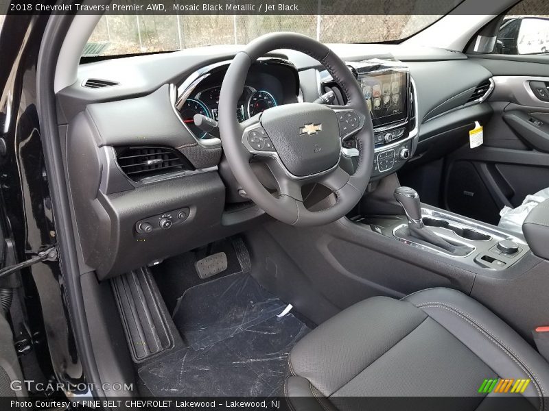 Mosaic Black Metallic / Jet Black 2018 Chevrolet Traverse Premier AWD