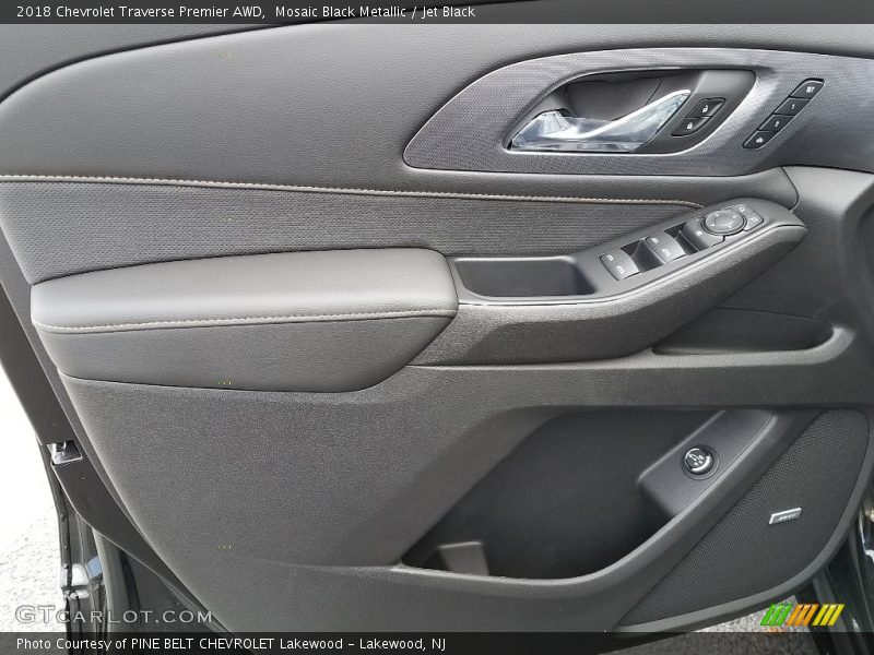 Mosaic Black Metallic / Jet Black 2018 Chevrolet Traverse Premier AWD