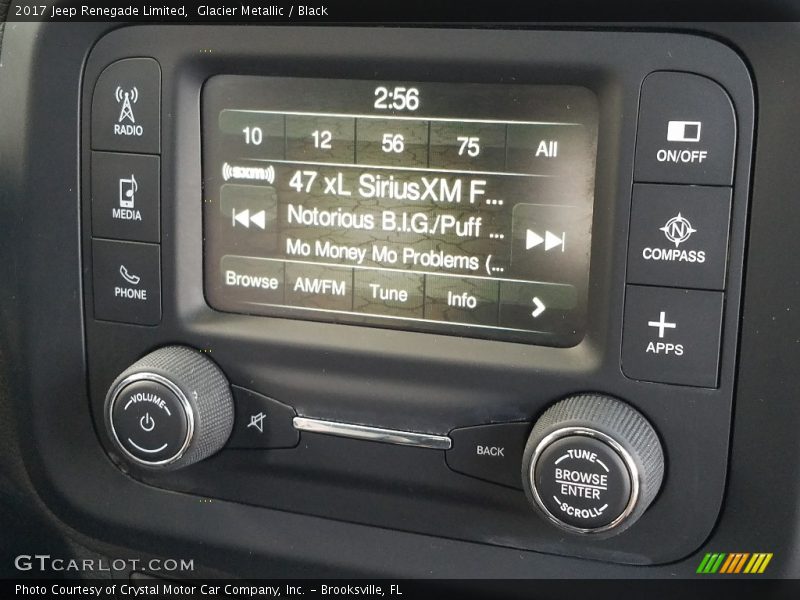 Controls of 2017 Renegade Limited