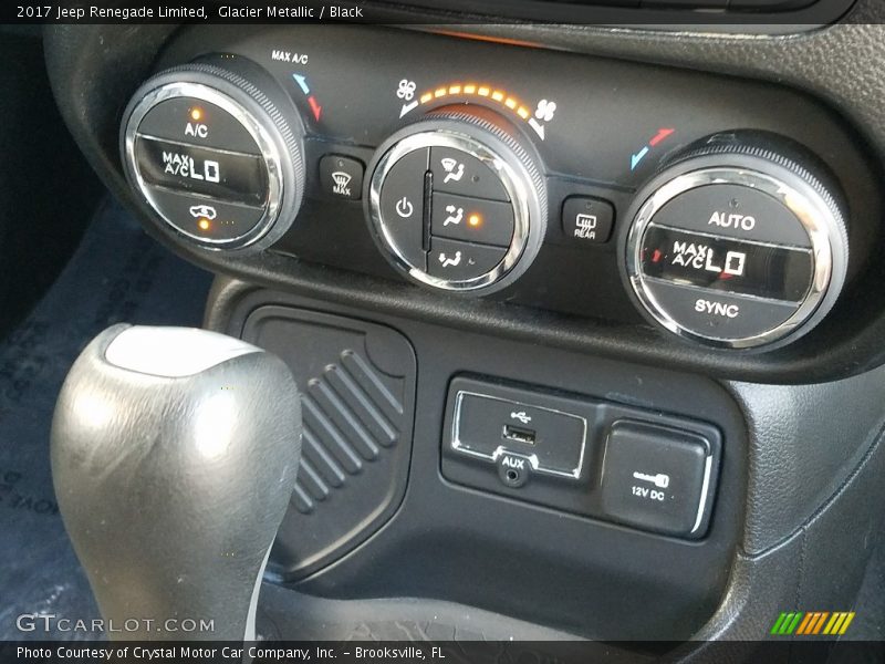 Controls of 2017 Renegade Limited