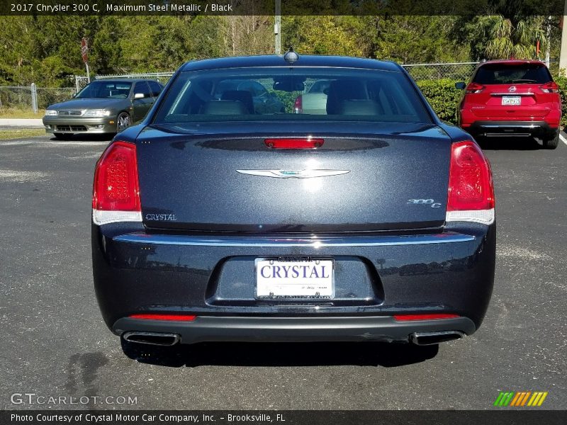 Maximum Steel Metallic / Black 2017 Chrysler 300 C