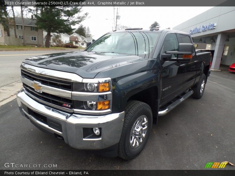 Graphite Metallic / Jet Black 2018 Chevrolet Silverado 2500HD LT Crew Cab 4x4
