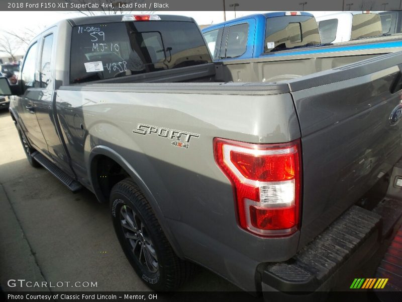 Lead Foot / Black 2018 Ford F150 XLT SuperCab 4x4