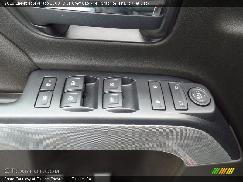 Graphite Metallic / Jet Black 2018 Chevrolet Silverado 2500HD LT Crew Cab 4x4