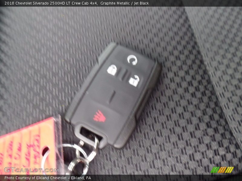 Graphite Metallic / Jet Black 2018 Chevrolet Silverado 2500HD LT Crew Cab 4x4