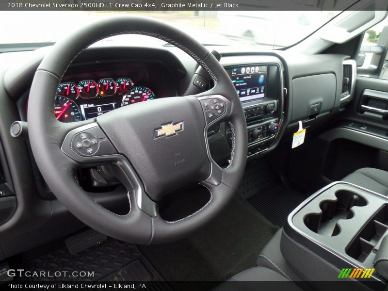 Graphite Metallic / Jet Black 2018 Chevrolet Silverado 2500HD LT Crew Cab 4x4