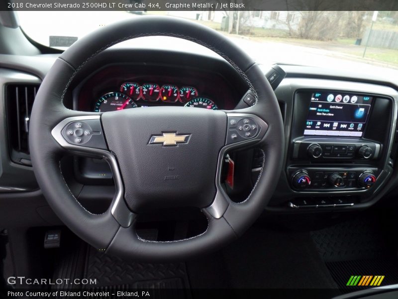 Graphite Metallic / Jet Black 2018 Chevrolet Silverado 2500HD LT Crew Cab 4x4