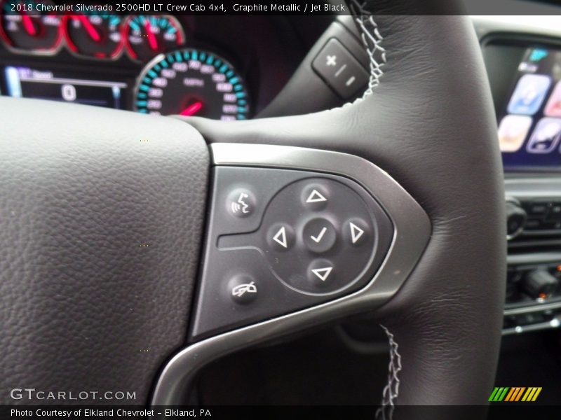 Graphite Metallic / Jet Black 2018 Chevrolet Silverado 2500HD LT Crew Cab 4x4